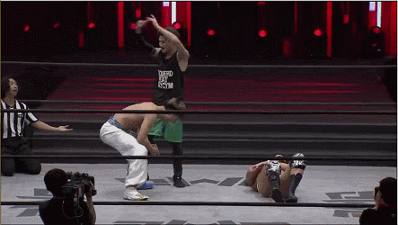Oriental-Wrestling-Entertainment-OWE-Storm-Boy-and-Happy-Ghost-combo-move-cut-from-second-version.gif
